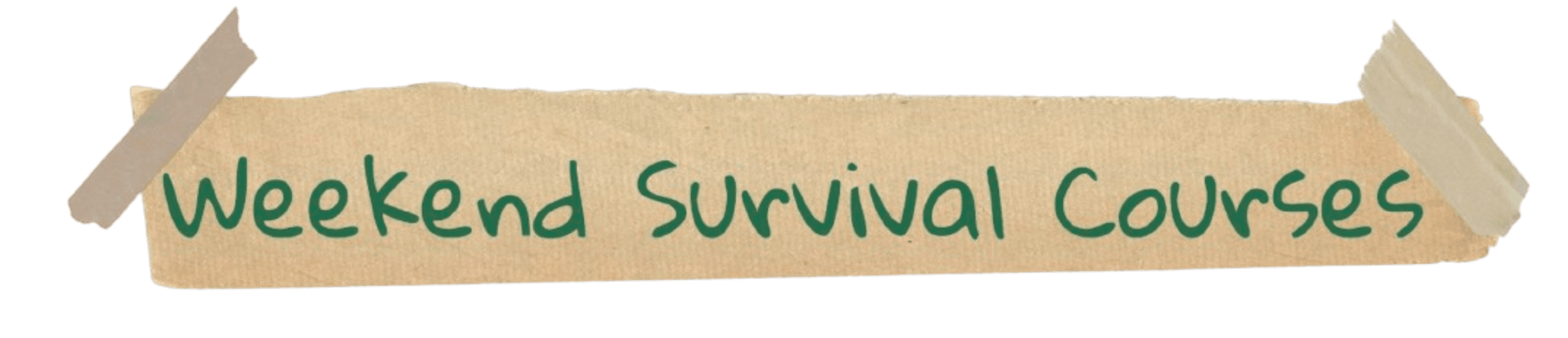 Weekend Survival Courses