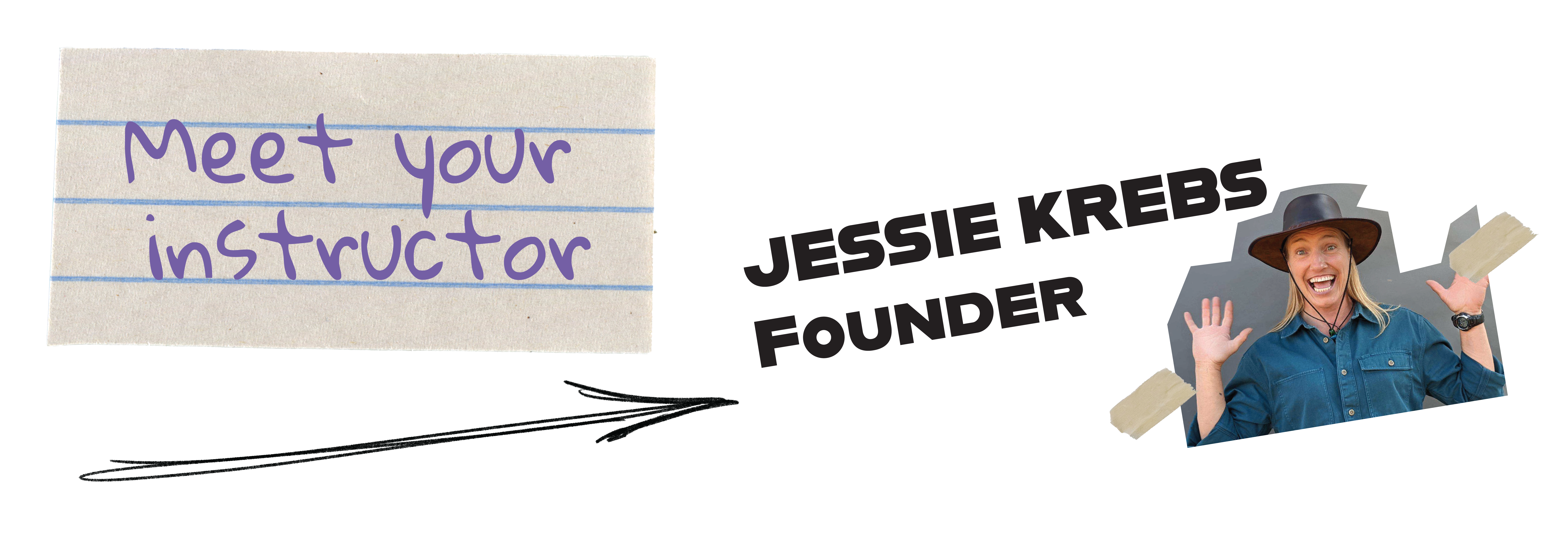 Jessie, the founder of OWLS Skills, smiling in a forested area.