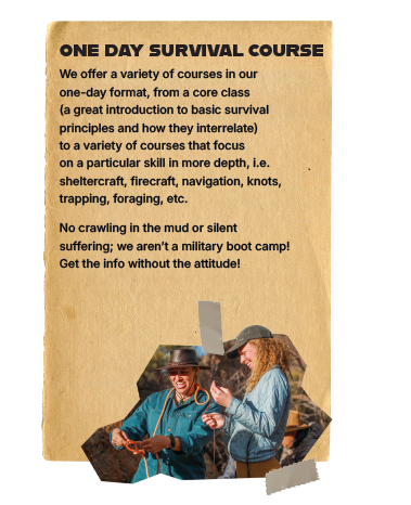 One day survival course